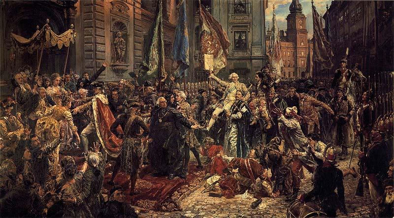 Jan Matejko Adoption of the Polish Constitution of May 3 oil painting image